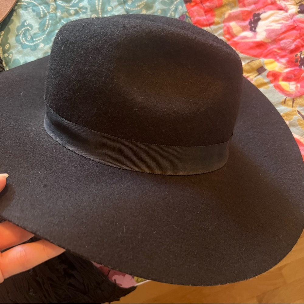 Black Topshop Wool Fedora